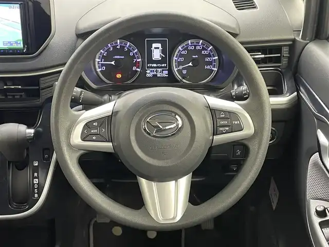 ダイハツ ムーヴ カスタム X ハイパー SA 岡山県 2015(平27)年 8.7万km メテオライトグレーイリュージョナルP メモリナビ/【CD/TV】/型番:MDV-L301/バックカメラ/LEDヘッドライト/スマートキー×2/プッシュスタート/ETC/純正フロアマット/純正14インチアルミホイール/オートライト　/フォグランプ/アイドリングストップ/横滑り防止装置/禁煙車/保証書/取扱説明書/ナビ取扱説明書