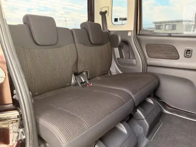 三菱 ｅＫスペース カスタムT e－アシスト 神奈川県 2015(平27)年 7.1万km ショコラブラウンP ・ターボ　/・衝突軽減ブレーキ　/・両側パワースライドドア　/・社外ナビＴＶ（Ｂｌｕｔｏｏｔｈ／ＤＶＤ／ＳＤ／フルセグ）/・バックカメラ　/・後席サーキュレーター　/・後席サンシェード/・純正ＬＥＤヘッドライト　/・スマートキー