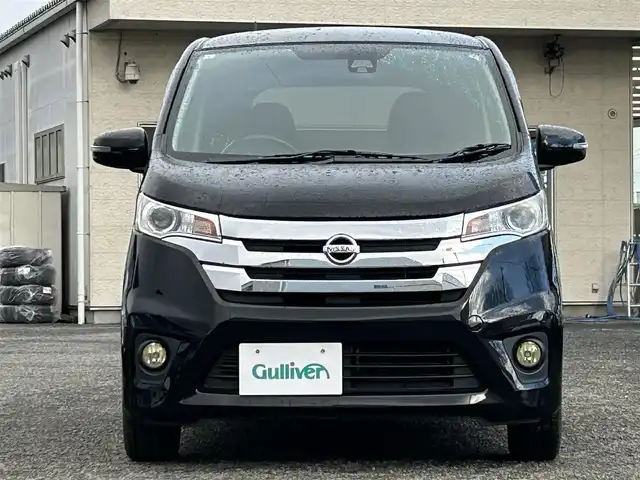 日産 デイズ HWS X Vセレ +SeftyⅡ 宮城県 2015(平27)年 7.6万km ブラック 社外ＳＤナビ（ＢＴ、ワンセグＴＶ、ラジオ、ＤＶＤ、CD、SD）//社外ＡＷ//純正フロアマット//バックカメラ//横滑り防止機能//プリクラッシュセーフティ//スマートキー//アイドリングストップ//プッシュスタート