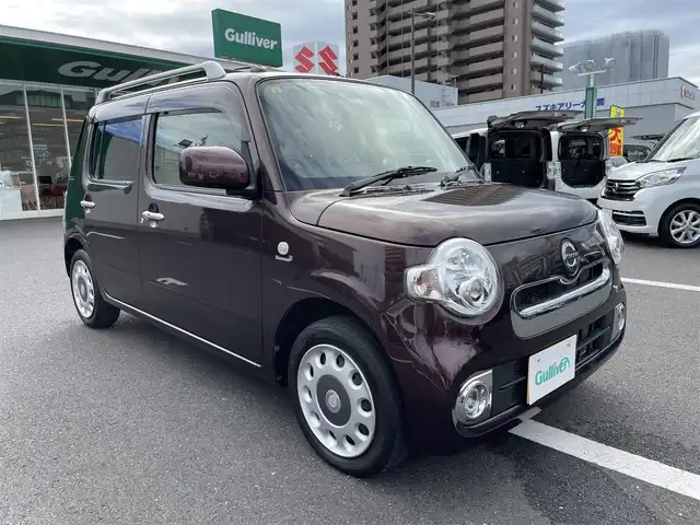 ダイハツ ミラ ココア プラスX 徳島県 2014(平26)年 4万km プラムブラウンクリスタルマイカ 純正ＣＤオーディオ/ＬＥＤヘットライト/スマートキー/フォグライト/ルーフレール/アイドリングストップ/電動格納ミラー/オートエアコン/フロアマット/ドアバイザー