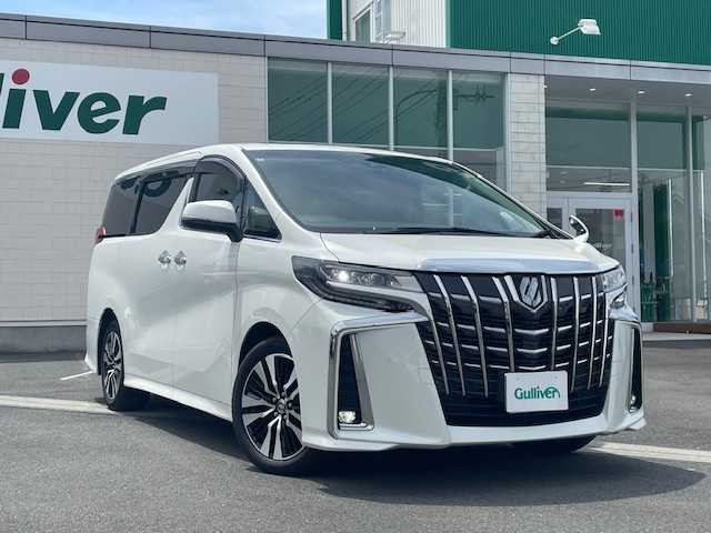 トヨタ アルファード S Cパッケージ 静岡県 2022(令4)年 1.9万km ホワイトパールクリスタルシャイン ●純正ナビ/(フルセグ/Bluetooth)/●レザーシート/●1、2列目シートヒーター/●バックカメラ/●レーダークルーズコントロール/●衝突被害軽減システム/●レーンキープアシスト/●前後コーナーセンサー/●電動パーキングブレーキ/●オートブレーキホールド/●三眼LEDライト＆フォグランプ/●オートライト/●オートマチックハイビーム/●コンビステアリング/●ステアリングスイッチ/●ステアリングヒーター/●ETC/●12インチフリップダウンモニター/●前後ドライブレコーダー/●デジタルルームミラー/●電動リアゲート/●100V充電/●純正18インチアルミホイール/●W＋サイド＋カーテンSRS＋ABS