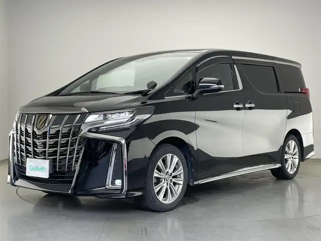 トヨタ アルファード S タイプゴールド 愛知県 2021(令3)年 6.8万km ブラック 純正ＤＡナビ　フルセグＴＶ　Ｂｌｕｅｔｏｏｔｈ　純正１２．１型後席モニター　デジタルインナーミラー　バックカメラ　ＢＳＭ　ハーフレザー　両側パワースライドドア　ハーフレザー　衝突軽減　追従クルコン　コーナーセンサー　AC100V電源　純正ドラレコ　キャンセラー　スペアタイヤ　LEDオートライト　フォグランプ　オットマン　パワーバックドア　保証書　取説　ワンオナ　禁煙車