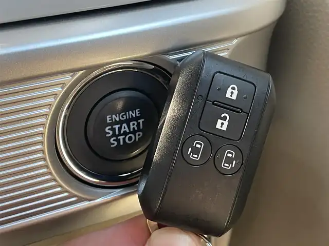 スズキ スペーシア HYBRID X 千葉県 2018(平30)年 4.7万km ピンク 社外７インチナビ/フルセグＴＶ/両側パワスラ/ＢＬＵＥＴＯＯＴＨ/前席シートヒーター/オートライト/スマートキー/ＬＥＤヘッドライト/純正アルミホイール/衝突軽減ブレーキ/アイドリングストップ