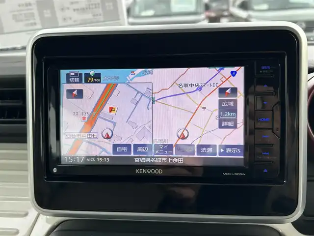 スズキ スペーシア HYBRID X 宮城県 2018(平30)年 4.7万km チアフルピンクM アップグレードパッケージ/・LEDヘッドランプ/LEDポジションランプ/・ウィンカーミラー/・14インチアルミホイール/＝＝＝/セーフティサポート/・デュアルセンサーブレーキサポート/・車線逸脱警報機能/・誤発進抑制機能/・後方誤発進抑制機能/・ふらつき警報機能/・ハイビームアシスト/・先行車発進お知らせ機能/・後退時ブレーキサポート/・リアパーキングセンサー/社外ナビ（MDV-L505W）/・CD/DVD/・Bluetooth/・フルセグTV/両側パワースライドドア/運転席席シートヒーター/オートライト/スマートキー＆プッシュスタート/スリムサーキュレーター/アイドリングストップ/電動格納ミラー/ドアバイザー/フロアマット/W/サイドエアバッグ