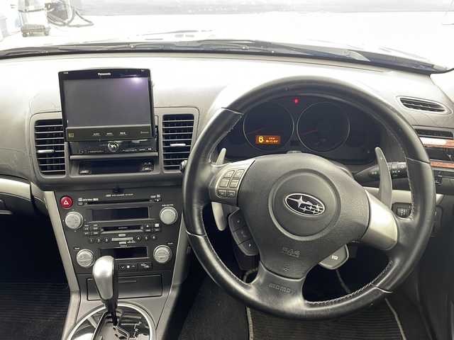 スバル レガシィ ツーリングワゴン 2．0GT 愛知県 2007(平19)年 9.8万km ダイヤモンドグレーメタリック ・４WD/・ターボ車/・パナソニックHDDナビ/６連CDチェンジャー/DVD/フルセグ/Bluetooth/・ETC/・パドルシフト/・SI-DRIVE/・ワイパーデアイサ/・電動格納ミラー/・トノカバー