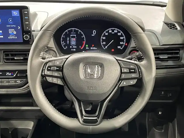 ホンダ ＷＲ－Ｖ Z ブラックスタイル 愛知県 2025(令7)年 0.2万km プラチナホワイトパール 純正９インチナビ/衝突軽減ブレーキ/レーダークルーズコントロール/路外逸脱抑制機能/パーキングセンサー/踏み間違え防止システム/パドルシフト/バックカメラ/ハーフレザーシート/ビルトインＥＴＣ/アクセサリーソケット/USB入力端子/純正フロアマット/純正17インチアルミホイール/ISOFIX