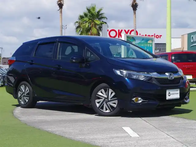 ホンダ シャトル G 千葉県 2017(平29)年 2.5万km ミッドナイトブルービームM CTBA（シティブレーキアクティブシステム）　/純正メモリーナビ/地デジTV/【DVD/CD再生機能　Bluetooth接続】/バックカメラ/ドライブレコーダー（前後撮影）【DRV-MR740】/ETC/フォグライト/ウインカーミラー/サイド/カーテンエアバッグ/スマートキー