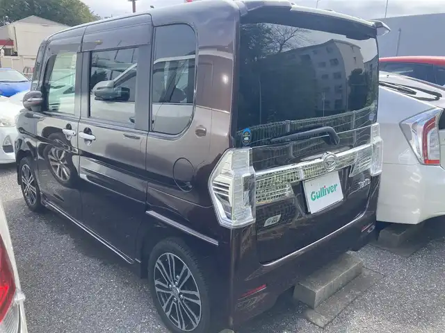 ダイハツ タント カスタム RS SA 千葉県 2015(平27)年 7.2万km プラムブラウンクリスタルマイカ 社外ナビ/プッシュスタート/オートライト/ETC/ドライブレコーダー