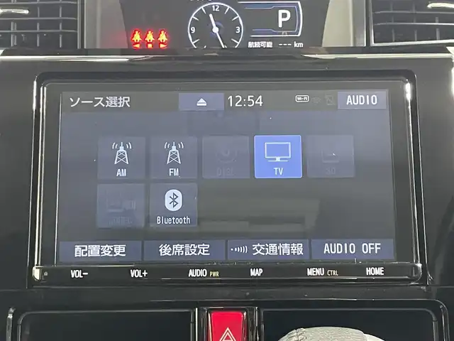 トヨタ ルーミー カスタムG 大阪府 2020(令2)年 4.9万km ブラックマイカメタリック/ファイアークォーツレッドメタリック モデリスタエアロ　純正9型ナビ　全周囲カメラ　BT フルセグTV DVD再生　フリップダウンモニター　両側パワースライドドア　スマートアシスト　シートヒーター　ETC オートライト　LEDヘッドライト　スマートキー　