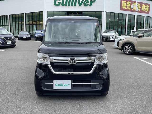 ホンダ Ｎ ＢＯＸ L 長野県 2023(令5)年 0.9万km クリスタルブラックパール ホンダセンシング/Gathers純正9インチナビ（LXU-237NBi）/FM・AM・DVD・CD・フルセグTV・BT/AppleCarPlay対応/バックカメラ/レーダークルーズコントロール/両側パワースライドドア/電動パーキング/ブレーキホールド/コーナーセンサー/シートヒーター/LEDヘッドライト/オートハイビーム/オートライト/ウィンカーミラー/プッシュスタート/スマートキー/スペアキー