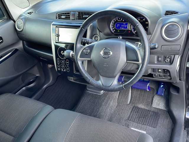 日産 デイズ ハイウェイスターG ターボ 山口県 2016(平28)年 5.1万km ブラック 純正SDナビ【MP315D-W】/・フルセグテレビ/・Bluetooth/・CD/DVD/AM/FM/アラウンドビューモニター/ETC/ドライブレコーダー/エマージェンシーブレーキ/オートハイビーム/D席シートヒーター/純正フロアマット/オートエアコン/シガーソケット/アイドリングストップ/電動格納ウィンカーミラー/ドアバイザー/純正15インチAW