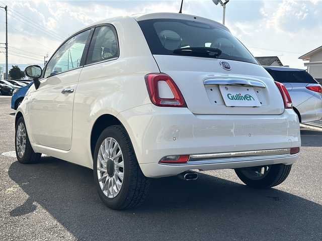 フィアット ５００ ツインエア ラウンジ 香川県 2020(令2)年 3.7万km 白 純正ナビ（BT)/ガラスルーフ/コーナーセンサー/ハロゲンヘッドライト/ETC/ターボ