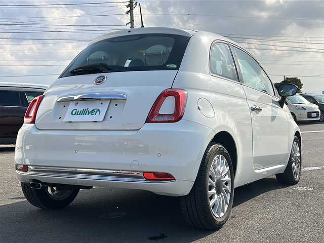 フィアット ５００ ツインエア ラウンジ 香川県 2020(令2)年 3.7万km 白 純正ナビ（BT)/ガラスルーフ/コーナーセンサー/ハロゲンヘッドライト/ETC/ターボ