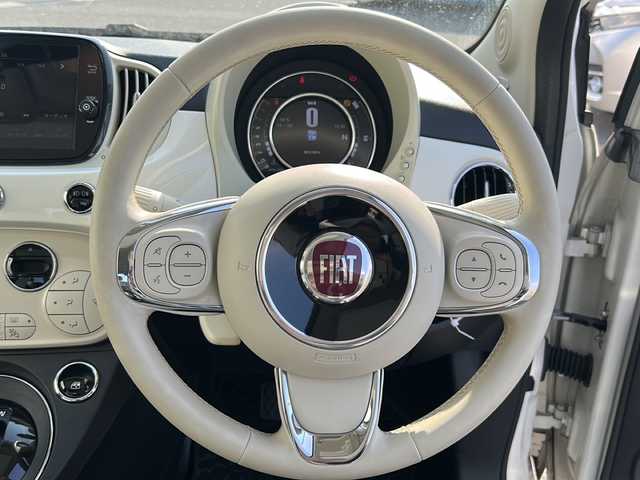 フィアット ５００ ツインエア ラウンジ 香川県 2020(令2)年 3.7万km 白 純正ナビ（BT)/ガラスルーフ/コーナーセンサー/ハロゲンヘッドライト/ETC/ターボ