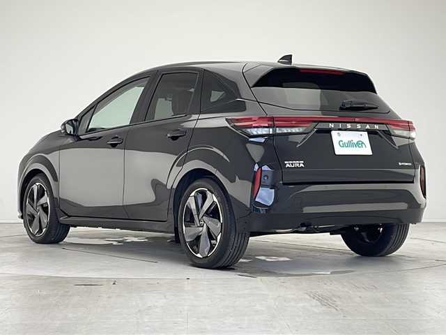 日産 オーラ G レザーエディション 愛知県 2024(令6)年 0.5万km 黒 プロパイロット/衝突被害軽減ブレーキ/BOSEプレミアムサウンド/純正9インチディスプレイオーディオナビ（あり）/三眼LEDヘッドライト/全方位カメラ/レーダークルーズコントロール/フルセグTV/Bluetooth/バックカメラ/コーナーセンサー/オートマチックハイビーム/純正アルミホイール/ETC2.0/インテリジェントミラー/置くだけ充電器/ステアリングスイッチ/スマートキー/プッシュスタート