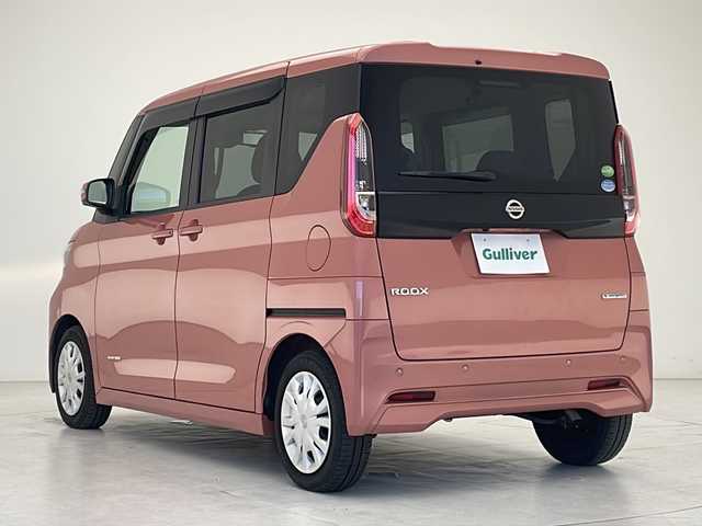 日産 ルークス X 沖縄県 2020(令2)年 6.1万km ブロッサムピンク 純正ナビ （MJ119D-W）/(フルセグＴＶ、ＣＤ、Ｂｌｕｅｔｏｏｔｈ）　/バックカメラ/片側パワースライドドア/ドライブレコーダー/ステアリングスイッチ/プッシュスタート/スマートキー/純正フロアマット/オートライト/コーナーセンサー/アイドリングストップ/取扱説明書