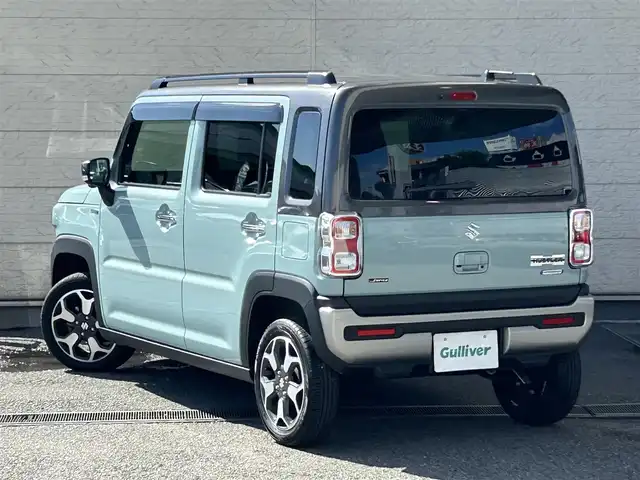 スズキ ハスラー Jスタイル 兵庫県 2022(令4)年 2.9万km オフブルーメタリック/ガンメタリック2トーンルーフ 純正9インチメモリナビ/　（AM/FM/CD/DVD/BT/USB)/フルセグTV/全方位カメラ/前後ドライブレコーダー/ステアリングリモコン/スズキセーフティーサポート/・デュアルカメラブレーキサポート/・後退時ブレーキサポート/・誤発信抑制機能/・車線逸脱警報機能/・標識認識機能/・先行車発進お知らせ機能/横滑り防止装置/アイドリングストップ/ビルドインETC/前席シートヒーター/レザー調シートカバー/純正フロアマット/ドアバイザー/ルーフレール/LEDヘッドライト/LEDフォグランプ/コーナーセンサー/純正15インチアルミホイール/取扱説明書