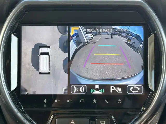 スズキ ハスラー Jスタイル 兵庫県 2022(令4)年 2.9万km オフブルーメタリック/ガンメタリック2トーンルーフ 純正9インチメモリナビ/　（AM/FM/CD/DVD/BT/USB)/フルセグTV/全方位カメラ/前後ドライブレコーダー/ステアリングリモコン/スズキセーフティーサポート/・デュアルカメラブレーキサポート/・後退時ブレーキサポート/・誤発信抑制機能/・車線逸脱警報機能/・標識認識機能/・先行車発進お知らせ機能/横滑り防止装置/アイドリングストップ/ビルドインETC/前席シートヒーター/レザー調シートカバー/純正フロアマット/ドアバイザー/ルーフレール/LEDヘッドライト/LEDフォグランプ/コーナーセンサー/純正15インチアルミホイール/取扱説明書