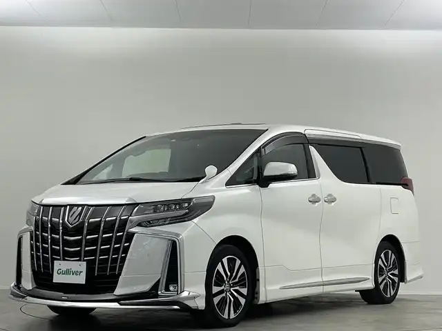 トヨタ アルファード S Cパッケージ 埼玉県 2022(令4)年 4.5万km ホワイトパールクリスタルシャイン モデリスタ　サンルーフ　後席モニタ　ＤＶＤ　ＥＴＣ　３眼ＬＥＤ　純正９型ＤＡ　コネクトナビ　Ｂカメラ　両側電動　ドライブレコーダー　温シート　エアシート　ベンチレ―ション　電動リアゲート　電動シート フルセグTV　ＭＴモード付ＡＴ　トヨタセーフティセンス