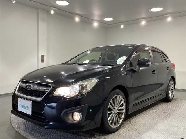 スバル インプレッサ スポーツ 2．0i－S 愛知県 2012(平24)年 11.6万km オブシディアンブラックパール カロツツェリアSDナビ/（Bluetooth/フルセグTV/SD/FM/AM/CD・DVD再生）/ビルトインETC/オートクルーズコントール/D席パワーシート/ハーフレザーシート/パドルシフト/横滑り防止/純正フロアマット/純正アルミホイール/フォグランプ/ドアバイザー/取扱説明書