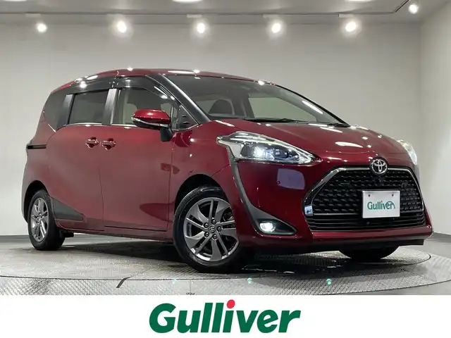 トヨタ シエンタ G クエロ 愛知県 2018(平30)年 0.9万km センシュアルレッドマイカ 純正ＳＤナビ　/（Bluetooth/フルセグTV/SD/AM/FM/CD・DVD再生）/パノラミックビューモニター　/両側パワースライドドア/トヨタセーフティセンスC/　-プリクラッシュセーフティ（衝突軽減ブレーキ）/　-LDA(車線逸脱警報）/　-先行車発進/シートヒーター　/ＬＥＤヘッドライト　/ステアリングヒーター　/クリアランスソナー　/ドライブレコーダー/LEDフォグ/応急スペアタイヤ有