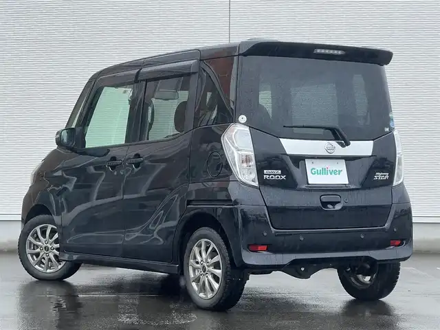 日産 デイズ ルークス ハイウェイスターX Gパッケージ 秋田県 2018(平30)年 2.5万km ブラック ４WD/純正ナビ/全方位カメラ/アラウンドビューモニター/衝突軽減システム/LEDヘッドライト/両側パワスラ/フルセグ/アイドリングストップ/レーンキープアシスト/オートマチックハイビーム/プッシュスタート/コーナーセンサー/D席シートヒーター/ステアリングスイッチ/ドライブレコーダー/ETC/純正フロアマット/純正ドアバイザー/オートライト/オートエアコン/パワーステアリング/パワーウィンドウ/横滑り防止/電動格納ウィンカーミラー