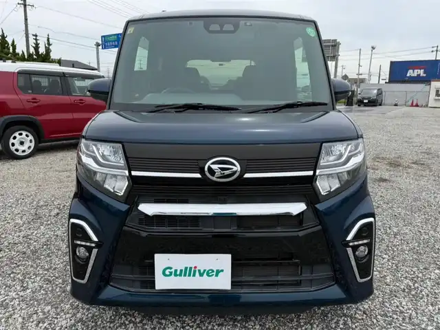ダイハツ タント カスタム X セレクション 島根県 2020(令2)年 3.1万km レーザーブルークリスタルシャイン ワンオーナー/ケンウッドナビ(BT/CD/DVD)/フルセグTV/パワースライドドア(両側)/バックカメラ/ビルトインETC/ドライブレコーダー/コーナーセンサー/スマートアシスト/・衝突回避支援ブレーキ機能/・衝突警報機能/・車線逸脱警報機能/・車線逸脱抑制制御機能/・ブレーキ制御付誤発進抑制機能/・先行車発進お知らせ機能/・アダプティブドライビングビーム/・進入禁止標識認識機能/LEDヘッドランプ/ステアリングスイッチ/ハンドルカバー付/合皮/ファブリックコンビシート/前席シートヒーター/純正14インチアルミホイール/キーフリーシステム/プッシュボタンスタート/禁煙車