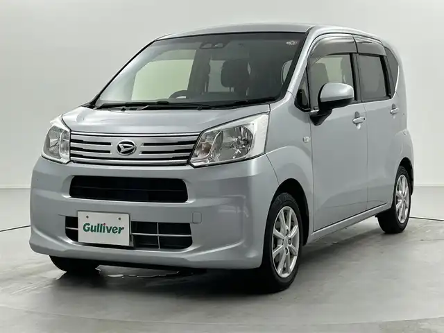 ダイハツ ムーヴ X リミテッド SAⅢ 福井県 2018(平30)年 3.7万km ブライトシルバーメタリック スマートアシストIII/・衝突軽減ブレーキ/純正ナビゲーション/型式：NMZK-W68D/【AM/FM/CD/Bluetooth/フルセグTV】/バックカメラ/ETC/プッシュスタート/スマートキー/スペアキー/ヘッドライドレベライザー/シートヒーター/取扱説明書/新車時保証書