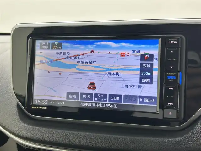 ダイハツ ムーヴ X リミテッド SAⅢ 福井県 2018(平30)年 3.7万km ブライトシルバーメタリック スマートアシストIII/・衝突軽減ブレーキ/純正ナビゲーション/型式：NMZK-W68D/【AM/FM/CD/Bluetooth/フルセグTV】/バックカメラ/ETC/プッシュスタート/スマートキー/スペアキー/ヘッドライドレベライザー/シートヒーター/取扱説明書/新車時保証書