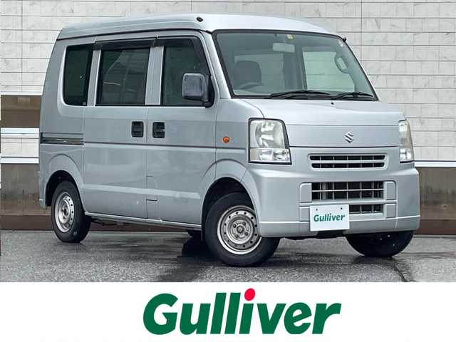 スズキ エブリイ PA 滋賀県 2013(平25)年 8.9万km シルキーシルバーメタリック ガソリン/2WD/AT/7インチナビ　MVD-308BT/(FM/AM/CD/ワンセグ/Bluetooth)/ETC/スタッドレスタイヤ積み込み/マニュアルAC/パワーステアリング/パワーウインドウ/ステアリングカバー付き/純正フロアマット/純正ドアバイザー