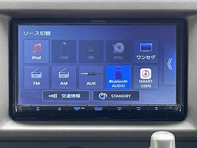 スズキ エブリイ PA 滋賀県 2013(平25)年 8.9万km シルキーシルバーメタリック ガソリン/2WD/AT/7インチナビ　MVD-308BT/(FM/AM/CD/ワンセグ/Bluetooth)/ETC/スタッドレスタイヤ積み込み/マニュアルAC/パワーステアリング/パワーウインドウ/ステアリングカバー付き/純正フロアマット/純正ドアバイザー