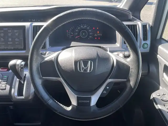 ホンダ ステップワゴン スパーダ Z 熊本県 2012(平24)年 6.6万km ホワイトオーキッドパール (株)IDOMが運営する【じしゃロン熊本店】の自社ローン専用車両になりますこちらは現金またはオートローンご利用時の価格です。自社ローンご希望の方は別途その旨お申付け下さい/社外ナビ　/バックカメラ　/ワンオーナー　/両側パワースライドドア　/アイドリングストップ　/ＨＩＤヘッドライト　/パドルシフト　/Ｗエアバッグ　/ＴＥＩＮ車高調　/スマートキー　/電動格納ミラー　/純正フロアマット