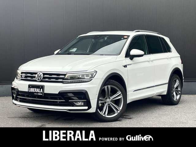 フォルクスワーゲン ティグアン TDI 4モーション Rライン 栃木県 2020(令2)年 6.1万km パール 純正ナビ（BT/AppleCarPlay/AndroidAuto/TV)/全方位カメラ/全席シートヒーター/電動リアゲート/追従機能付きクルーズコントロール/パーキングアシスト/ヘッドアップディスプレイ/社外ドライブレコーダー（前後）/アンビエントライト/オートマチックハイビーム/レーンキープアシスト/ビルトインETC/プッシュスタート/スマートキー