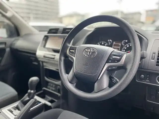 トヨタ ランドクルーザー プラド TX 道央・札幌 2021(令3)年 4.3万km ブラック ワンオーナー/純正ナビ/（BT/TV/AM/FM/SD）/アダプティブクルーズコントロール/バックカメラ/トヨタセーフティセンス/コーナーセンサー/ETC/純正17インチアルミ/スマートキー/プッシュスタート