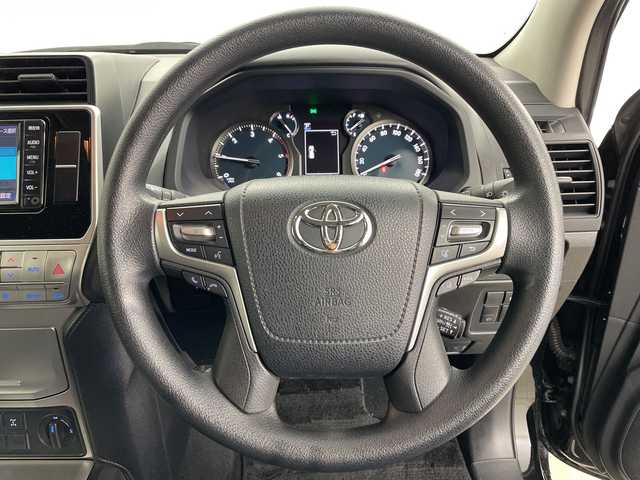 トヨタ ランドクルーザー プラド TX 道央・札幌 2021(令3)年 4.3万km ブラック ワンオーナー/純正ナビ/（BT/TV/AM/FM/SD）/アダプティブクルーズコントロール/バックカメラ/トヨタセーフティセンス/コーナーセンサー/ETC/純正17インチアルミ/スマートキー/プッシュスタート