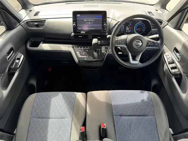 日産 ルークス HWS Gターボ プロパイロットED 滋賀県 2021(令3)年 1.2万km パープルⅡ 純正9インチナビ/【Bluetooth/CD/DVD/フルセグTV/USB】/全方位カメラ/両側パワースライドドア/プロパイロット/レーンキープアシスト/クリアランスソナー/LEDヘッドライト/オートマチックハイビーム/電動パーキングブレーキ/オートブレーキホールド/純正フロアマット/ドアバイザー/後席ロールサンシェード/プッシュスタート/スマートキー/ステアリングリモコン