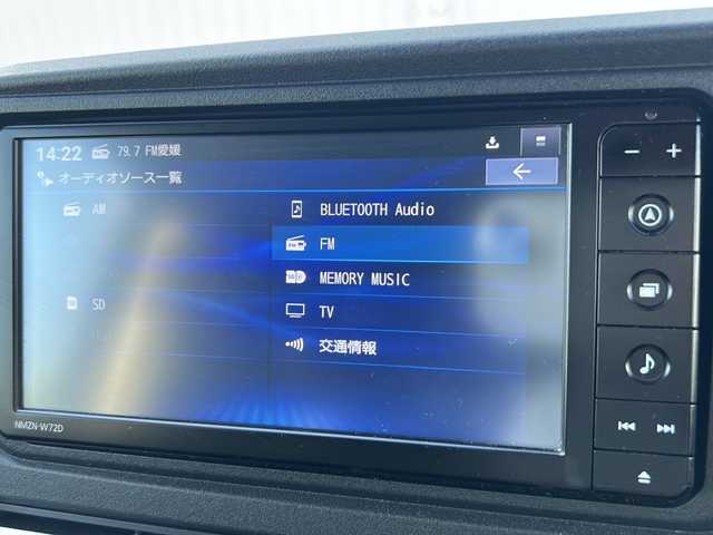 ダイハツ アトレー バン X 愛媛県 2022(令4)年 3.7万km ブラックマイカメタリック 純正ナビ/Bluetooth/CD/DVD/フルセグ/バックカメラ/ETC/純正フロアマット/両側スライドドア/コーナーセンサー/オートライト/LEDヘッドライト/スマートキー/プッシュスタート/スペアキー/アイドリングストップ/保証書/取扱説明書