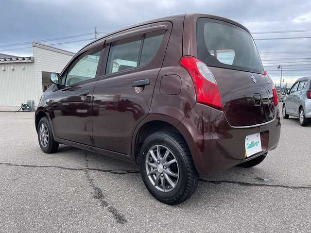 スズキ アルト F 富山県 2011(平23)年 10.6万km マルーンブラウンパール 社外メモリナビ/【CD/FM/AM/AUX/ワンセグTV】/バックカメラ/純正フロアマット/社外13インチアルミホイール/ハロゲンヘッドライト/保証書・記録簿/取扱説明書/リモコンキー×１