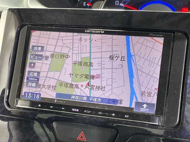 ダイハツ タント カスタム X トップED SA Ⅲ 神奈川県 2017(平29)年 7.9万km メテオライトグレーイリュージョナルP 社外SDナビゲーション【AVIC-MRZ99】/AM　FM　フルセグ　Bluetooth/バックカメラ/片側パワースライドドア/運転席シートヒーター/ETC/フロントベンチシート/ISOFIX/純正フロアマット/プッシュスタート/スマートキー/スペアキー/取扱説明書/保証書/LEDヘッドライト/オートライト/オートマチックハイビーム/ドアバイザー/電動格納ミラー/純正14インチアルミホイル