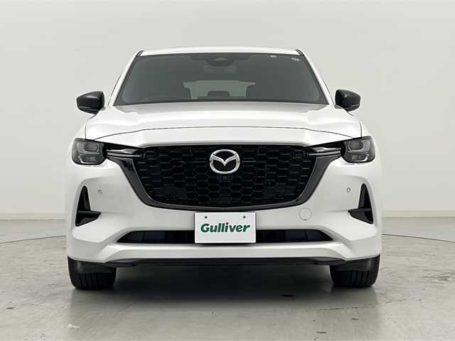 マツダ ＣＸ－６０ XD HV エクスクルーシブスポーツ 宮城県 2022(令4)年 3万km ロジウムホワイトプレミアムメタリック ワンオーナー/パノラマサンルーフ/全周囲カメラ/BOSEサウンドスピーカー/i-ACTIVSENSE/・トラクションコントロールシステム/・アイ・ストップ/・クルージング＆トラフィック・サポート/・マツダ・レーダー・クルーズ・コントロール/・レーンキープ・アシスト・システム/ヘッドアップディスプレイ/ブラインドスポットモニター/マツダコネクトナビ（12.3インチ）/・BT.HDMI.USB.AppleCarPlay.AndroidAuto/フルセグTV/電動リアゲート/本革黒シート/前席パワーシート/前席エアーシート/全席シートヒーター/ステアリングヒーター/革巻きステアリング/ステアリングスイッチ/ワイヤレス充電/ビルトインETC/プッシュスタート/スマートキー×2/LEDヘッドライト/リアフォグライト/純正フロアマット/純正20インチAW/ドアバイザー/100V充電