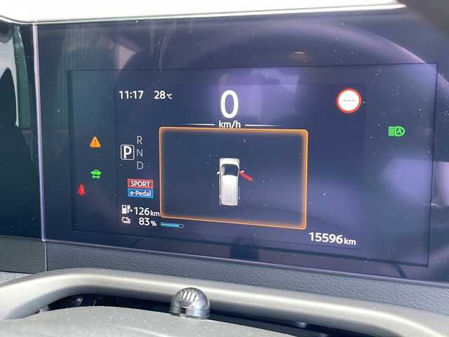日産 サクラ X 岐阜県 2023(令5)年 1.6万km ホワイトパール 禁煙車/純正9型ナビ/AM/FM/CD/DVD/SD/BT/MSV/フルセグ/アラウンドビューモニタ/エマージェンシーブレーキ /セーフティーシールド /E-Pedal/電子パーキングブレーキ/ブレーキホールド/AAC/社外前後ドライブレコーダー/ETC/ステアリングスイッチ/オートライト/オートハイビーム/LEDヘッドライト/スペアキー/スマートキー/プッシュスタート /純正アルミホイール
