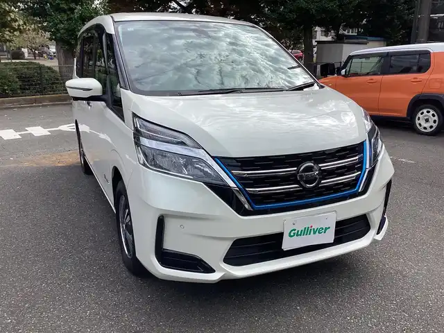 日産 セレナ e－パワー XV 神奈川県 2020(令2)年 2.1万km ブリリアントホワイトパール ワンオーナー/プロパイロット/純正ナビ、TV/アラウンドビューモニタ/フリップダウンモニタ/ETC/ドライブレコーダー/デジタルインナーミラー/リアヒートダクト/セーフティーパックB/両側パワースライドドア/USB電源ソケット