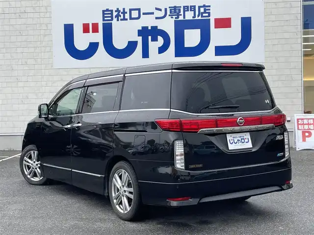 日産 エルグランド 250ハイウェイスター 佐賀県 2011(平23)年 10.9万km ファントムブラック (株)IDOMが運営する【じしゃロン佐賀店】の自社ローン対象車両になります。こちらは現金ご利用時の価格です。自社ローンご希望の方は別途その旨お申付け下さい。/７人乗　/ブラック　/フリップダウンモニター　/純正ＨＤＤナビ フルセグ 全周囲カメラ　/ＢＴオーディオ ＤＶＤ ＣＤ