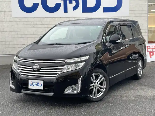 日産 エルグランド 250ハイウェイスター 佐賀県 2011(平23)年 10.9万km ファントムブラック (株)IDOMが運営する【じしゃロン佐賀店】の自社ローン対象車両になります。こちらは現金ご利用時の価格です。自社ローンご希望の方は別途その旨お申付け下さい。/７人乗　/ブラック　/フリップダウンモニター　/純正ＨＤＤナビ フルセグ 全周囲カメラ　/ＢＴオーディオ ＤＶＤ ＣＤ