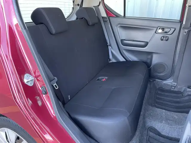 ダイハツ ミラ イース X SAⅢ 佐賀県 2017(平29)年 5.1万km マゼンタベリーマイカM 純正ディスプレイオーディオ/・AM/FM/CD/DVD/SD/Bluetooth/バックカメラ/衝突回避支援ブレーキ/車線逸脱警報機能/横滑り防止装置/前後クリアランスソナー/ISOFIX対応/純正LEDヘッドライト/・オートマチックハイビーム/純正フロアマット/純正ドアバイザ―/新車保証書/スペアキー１本