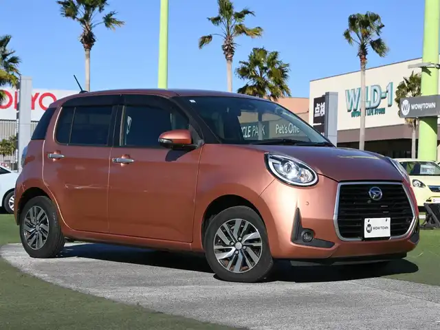 ダイハツ ブーン シルク Gパッケージ SAⅢ 千葉県 2019(平31)年 3.8万km ブリリアントカッパークリスタルマイカ スマートアシストIII/エコアイドル/純正メモリーナビ/地デジTV/【DVD/CD再生機能　Bluetooth接続】/パノラマモニター/革巻きステアリング/ETC/LEDヘッドライト/フォグライト/ウインカーミラー/コーナーセンサー/純正14インチアルミホイル/スマートキー