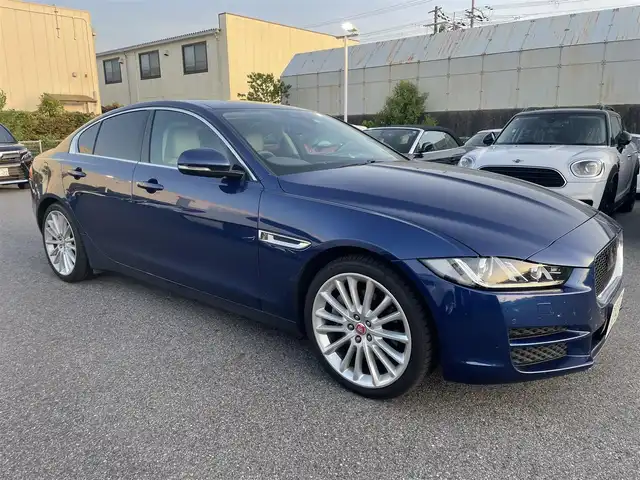 ジャガー ＸＥ XE ポートフォリオ 滋賀県 2016(平28)年 10万km 紺 サンルーフ/ACC/LKA/BSM/レザーシート/全席シートヒーター /前席パワーシート /純正ナビ/バックカメラ/ETC/前後コーナーセンサー/保証書/取説/スペアキー