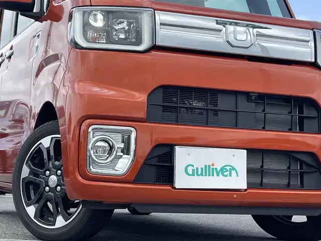 ダイハツ ウェイク G ターボ リミテッド SAⅢ 佐賀県 2021(令3)年 0.9万km トニコオレンジメタリック ワンオーナー/衝突被害軽減システム/レーンキープアシスト/オートマチックハイビーム/純正8型SDナビ/フルセグTV　CD　DVD　SD　USB　HDMI　BT/全方位カメラ/ドライブレコーダー/ETC/両側パワースライドドア/革巻きステアリング/ステアリングリモコン/後席用サイドサンシェード/ISOFIX/純正15インチアルミホイール/純正LEDヘッドライト/プッシュスタート/スマートキー