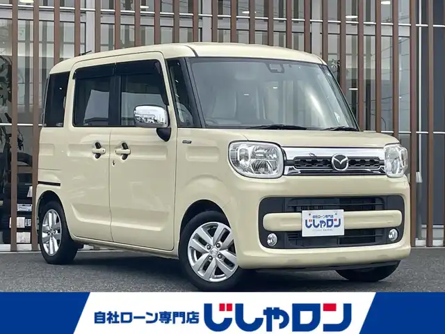 マツダ フレアワゴン ハイブリッド XS 鳥取県 2018(平30)年 10万km シフォンアイボリーM (株)IDOMが運営する【じしゃロン鳥取店】の自社ローン専用車両になります。こちらは現金またはオートローンご利用時の価格です。自社ローンご希望の方は別途その旨お申付け下さい/ワンオーナー車/社外ナビ(AVIC-RW302)/・ワンセグ/CD/DVD/レーダーブレーキサポート/リアパーキングセンサー/両側パワースライドドア/LEDオートライト/純正フォグランプ/シートヒーター/シートカバー付/D席シートヒーター/ETC/スマートキー×2/プッシュスタート