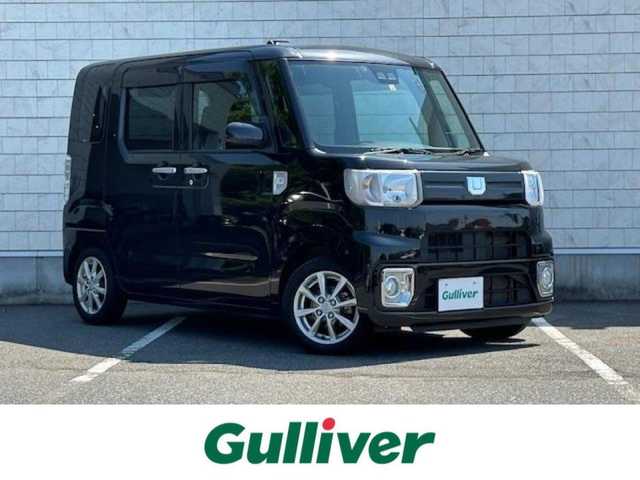 ダイハツ ウェイク L SA Ⅲ 大阪府 2018(平30)年 4.7万km ブラックマイカメタリック ナビ　/フルセグ　/Ｂｌｕｅｔｏｏｔｈ　/バックカメラ　/両側パワースライドドア　/プッシュスタート　/スマートキー　/フロアーマット　/純正アルミホイール